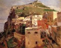 Capri impressionism landscape Theodore Robinson Mountain